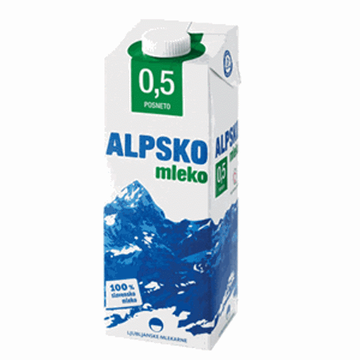 Picture of Milk Alpsko 0.5% 1L