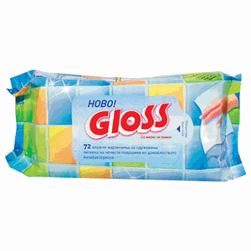 Picture of Gloss Wet handkerchief  72/1 Antibacterial