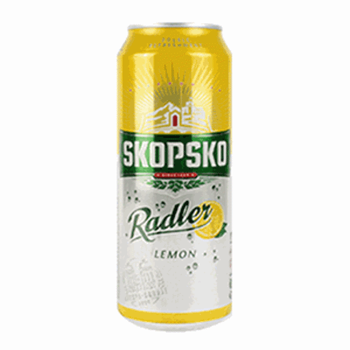 Фотографија од Пиво Скопско со Лимон Радлер 0.5 Л Лименка