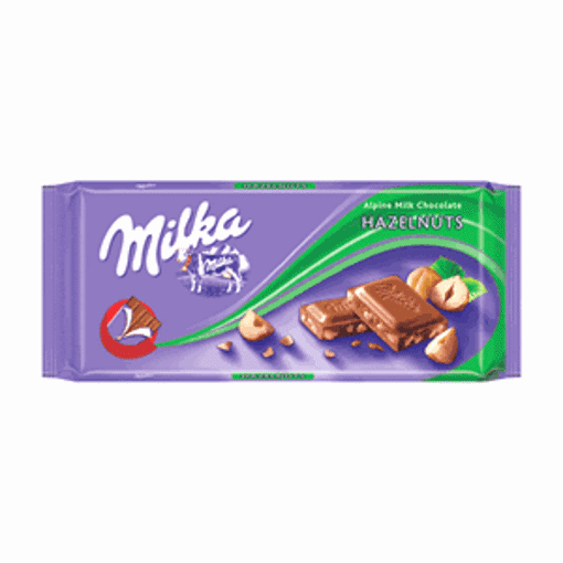 Picture of Milka Chocolate Hazelnut 80g