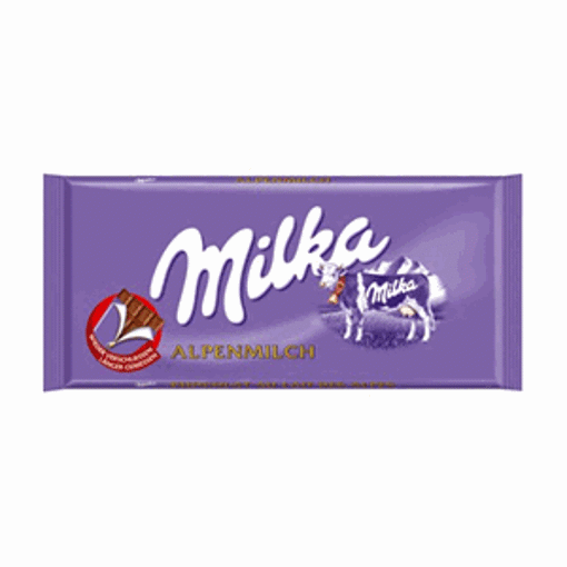 Picture of Milka Milk Chocolate 80g