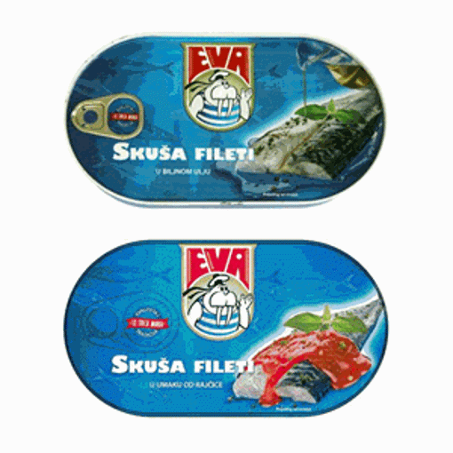 Picture of Eva mackerel fillets 170gr