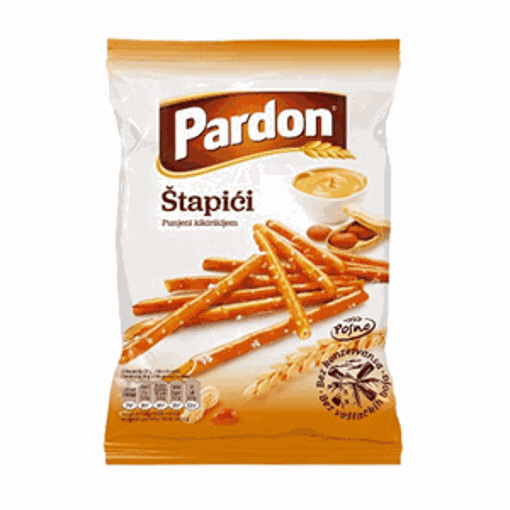 Picture of Salty Sticks With Peanut Pardon 250 gr