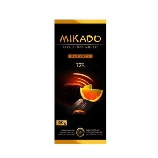 Picture of Mikado Dark Chocolate 72% with Orange 100 g