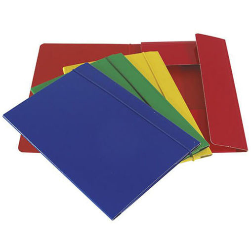 Picture of Carton Folder with Rubber Band in Color A4 