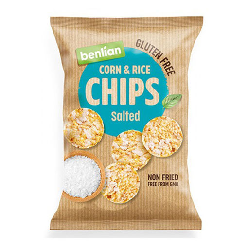 Picture of Corn & Rise Chips Salted 50 gr Benlian